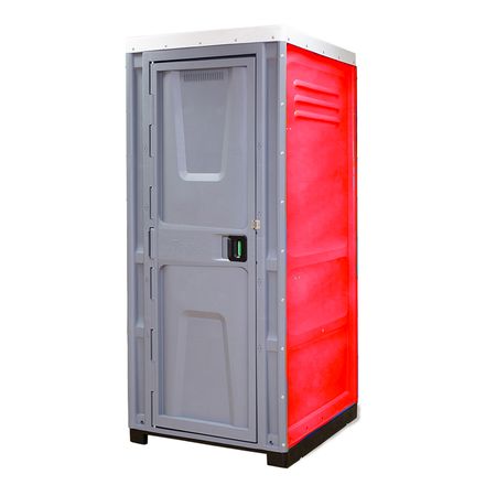 Toaleta cabina ecologica tip dus ICTET07R, Rosu